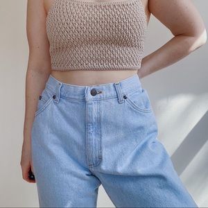 Vintage Lee boot cut jeans high waisted light wash